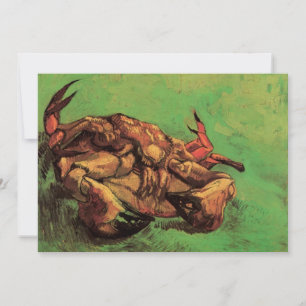 Invitación Cangrejo de espaldas de Vincent van Gogh