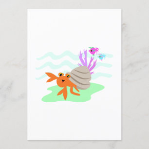 Invitación Cangrejo ermitaño