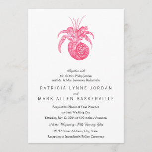 Invitación Cangrejo ermitaño