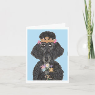 Invitación Caniche Princesa Bonita