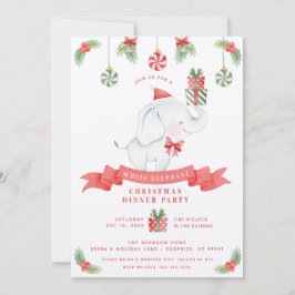 Invitación Canje de regalos de cena de Elefantes Blancos Navi