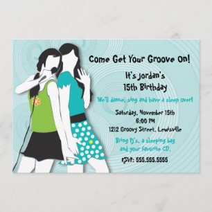 Invitación Canto de Chicas de cadera