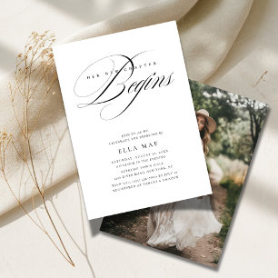 Invitación Capítulo del Boho inicia foto de ducha de novia pr