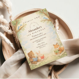 Invitación Capítulo Dos Cumpleaños de Pequeño Lector