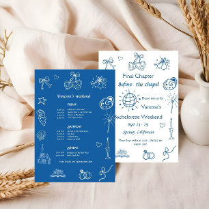 Invitación Capítulo final antes de la capilla Libro de Bachel