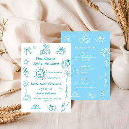 Invitación Capítulo final antes de la capilla Libro de Bachel