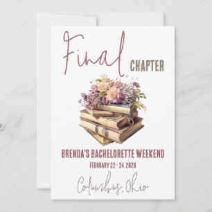 Invitación Capítulo final, fin de semana de la bachillerato t