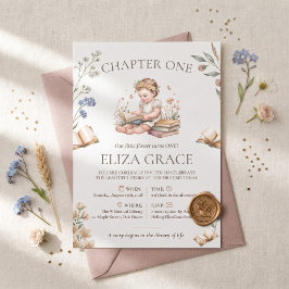 Invitación Capítulo Uno Cumpleaños De Cuentos Primera Cumplea