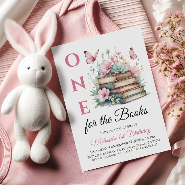 Invitación Capítulo Uno Para Los Libros Cumpleaños Primera Ro (Subido por el creador)