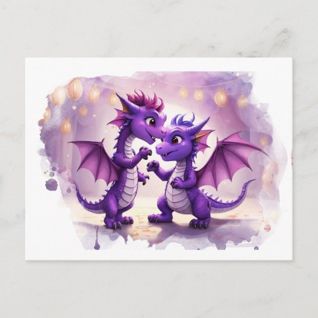 *~* Invitación caprichosa con FOTO Dragón AP48 Tar (Anverso)