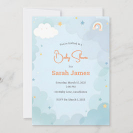 Invitación caprichosa de Baby Shower