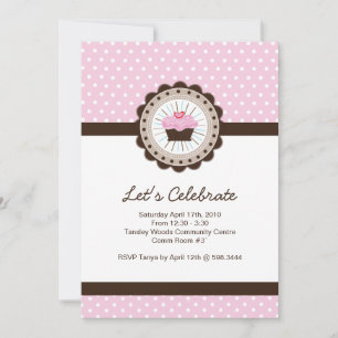 Invitación caprichosa de la fiesta de cumpleaños