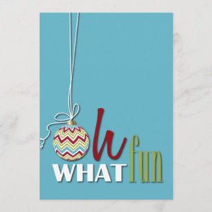 Invitación caprichosa de la fiesta de Navidad de