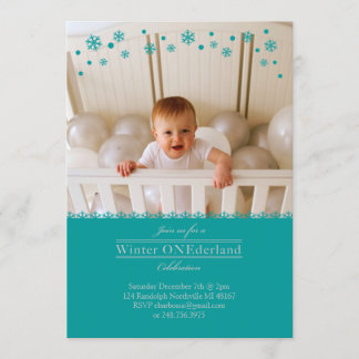 Invitación caprichosa de la foto del cumpleaños de