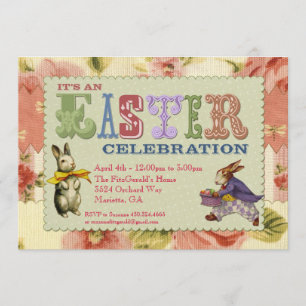 Invitación caprichosa del fiesta de Pascua