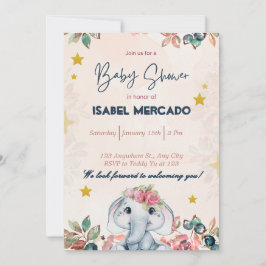 Invitación caprichosa para baby shower – Lindo y p