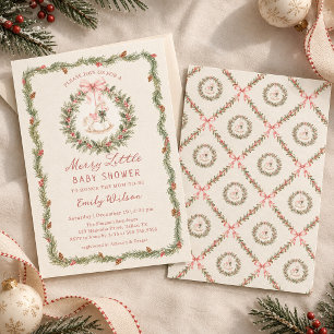 Invitación Caprichoso Una Alegre Fiesta de Navidad para el Be