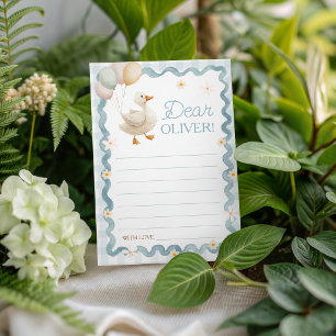 Invitación Cápsula del cumpleaños de la granja del ganso tont