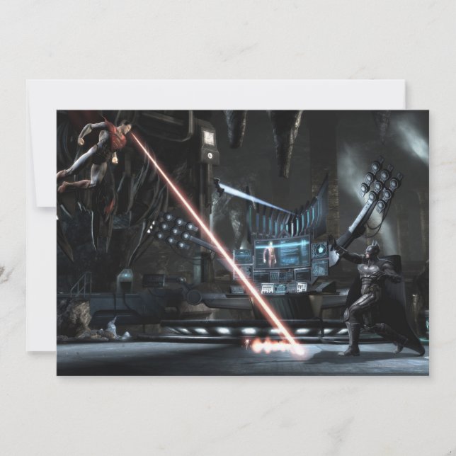 Invitación Captura de pantalla: Superman vs Batman (Anverso)