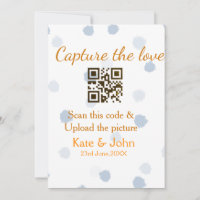 Captura el amor añadir escaneo QR subir imagen azu