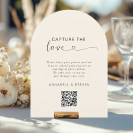 Invitación ¡Captura el amor! Boda de código QR personalizado
