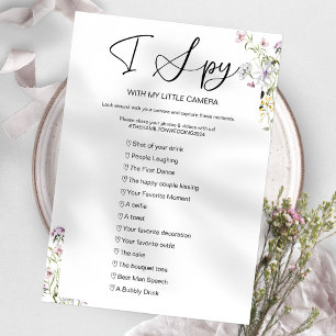 Invitación Captura El Amor Juego de Boda Espía