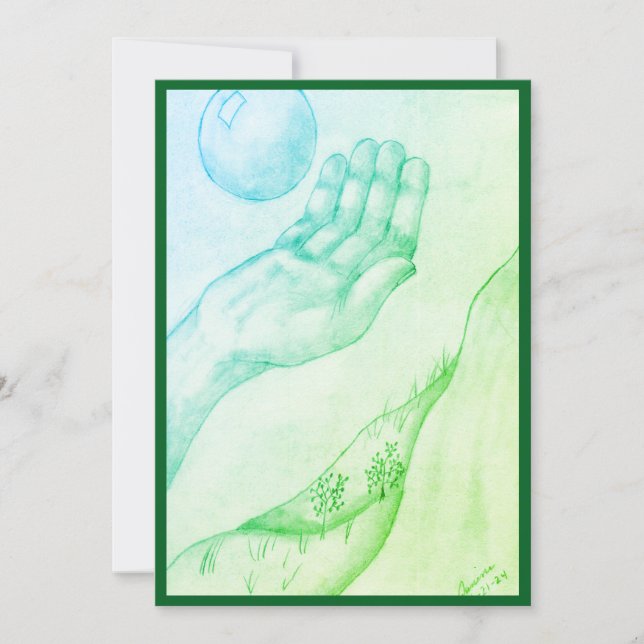 Invitación ¿Captura o lanzamiento? - Plano verde (Anverso)