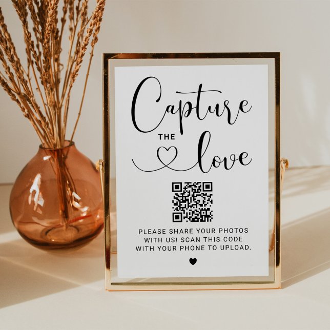 Invitación Capturar el Rótulo de Boda de código QR de amor (Subido por el creador)