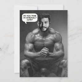 Invitación Cara personalizado divertida en una foto de un con