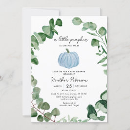 Invitación Carabinera Pequeña En Camino De Baby Shower