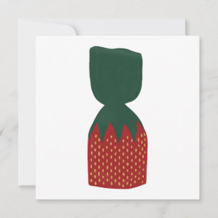 Invitación Caramelos de Bon Bons de Fresa