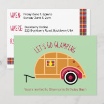 Caravana Retro Woodie Teardrop Glamping