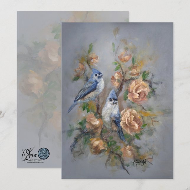 Invitación Carboneros moñudos (Anverso / Reverso)