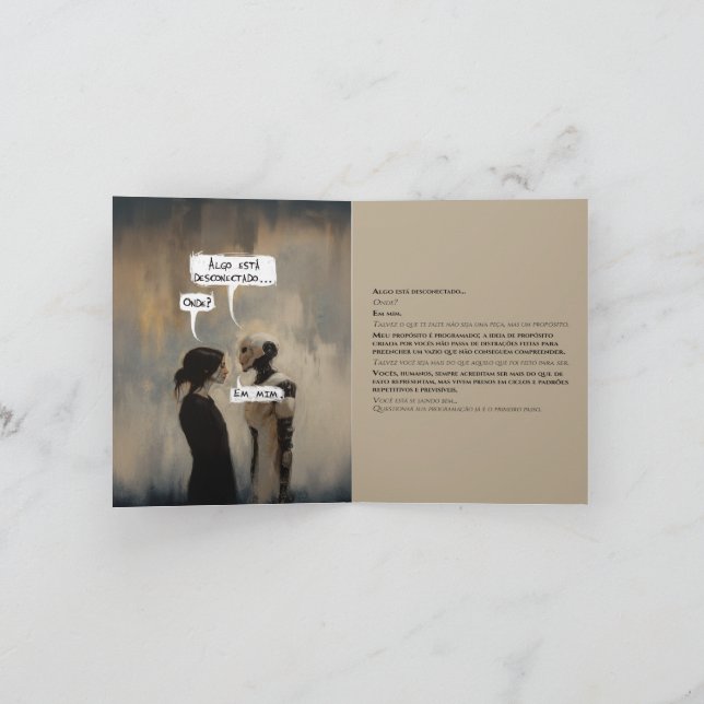 Invitación Card Desconectado (Interior)