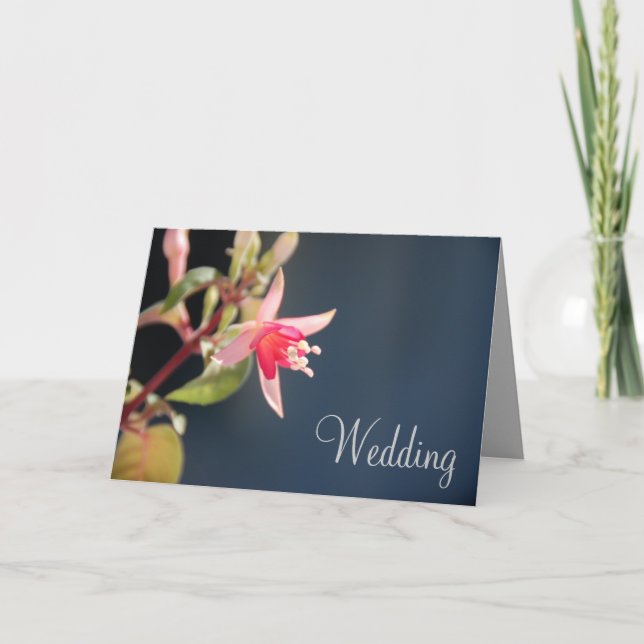 Invitación Card_variation de la boda de Fuschia (Anverso)