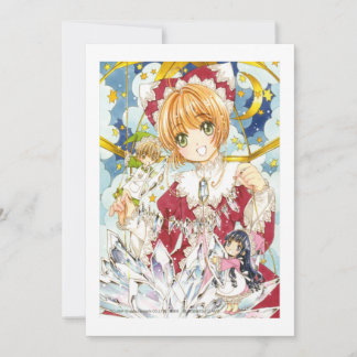 Invitación Cardcaptor Sakura Sakura Kinomoto, Tomoyo y Syao