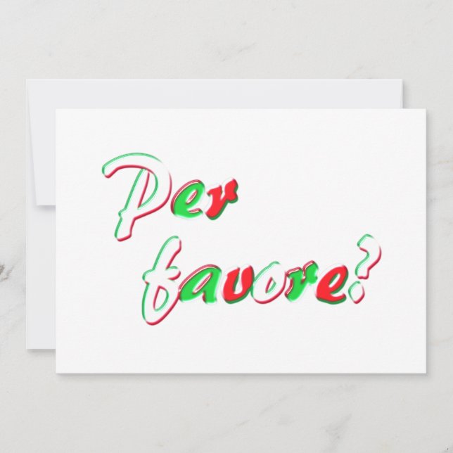 Invitación Carde por favor (Anverso)