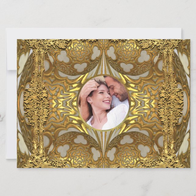 Invitación Cardellastina 6,5 x 8,75" Insertar su foto (Anverso)