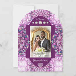 Invitación Cardinal red Rosace