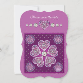 Invitación Cardinal Red Rosace