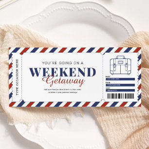 Invitación Cargo de regalo de fin de semana