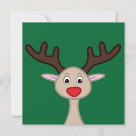 Invitación Caricatura de renos