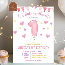 Invitación Cariño cumple un cumpleaños