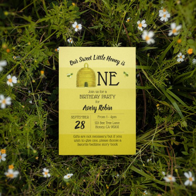 Invitación Cariño dulce es el primer cumpleaños (Subido por el creador)