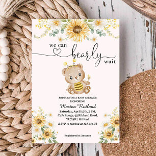 Invitación Cariño, podemos esperar a Baby Shower
