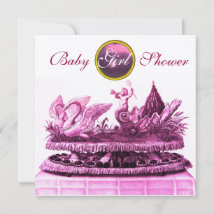 INVITACIÓN CARIOTA DE ORO DE LOS SUANOS /CUPCAKES CHICA BABY