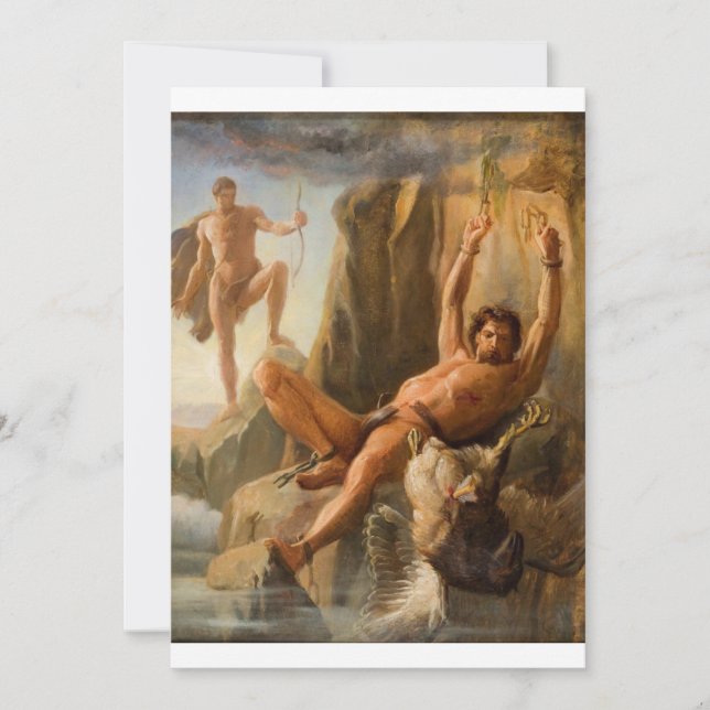 Invitación Carl Bloch - Befreiung de Prometheus (Anverso)