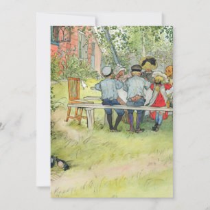 Invitación Carl Larsson Desayuno Bajo El Big Birch