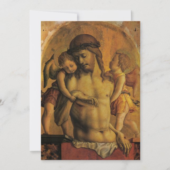 Invitación Carlo Crivelli - Pietà (Anverso)