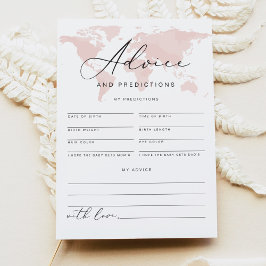 Invitación CARMEN Pink Adventure Baby Advidictions Card